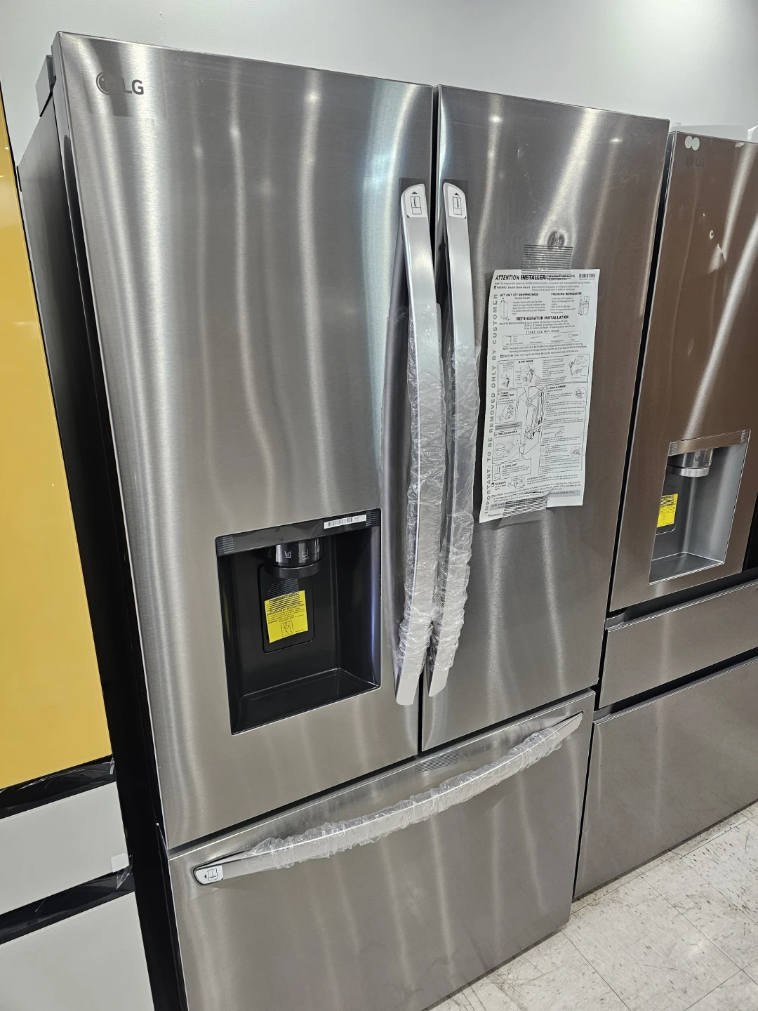 New LG 36in Stainless steel french door refrigerator