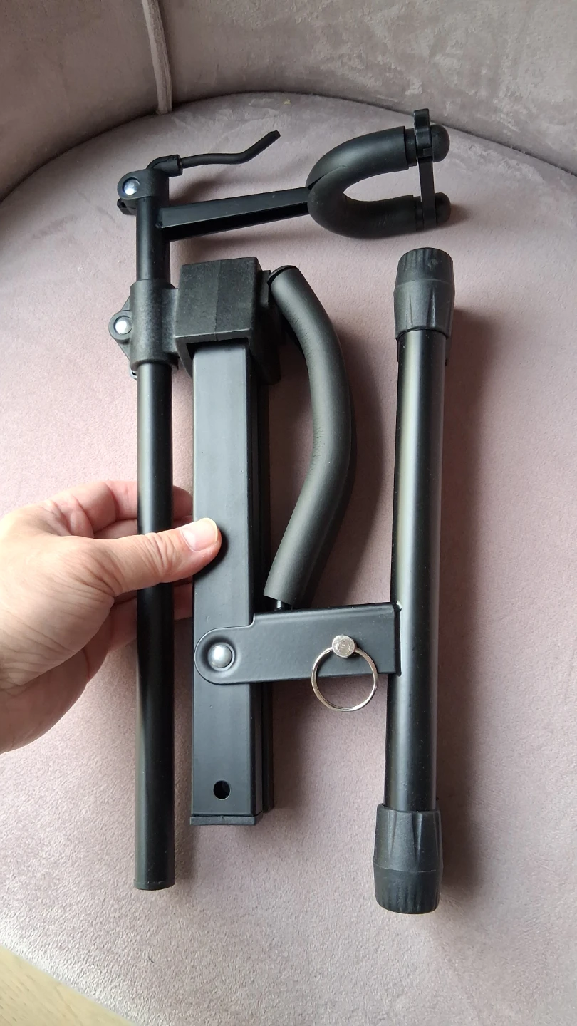 Foldable & Portable Violin Stand with Bow Holder - photo 2