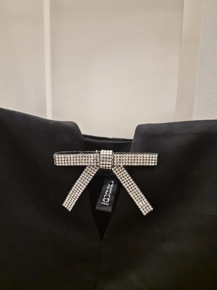 H&M Black Bow Camisole Top - Size M - photo 2