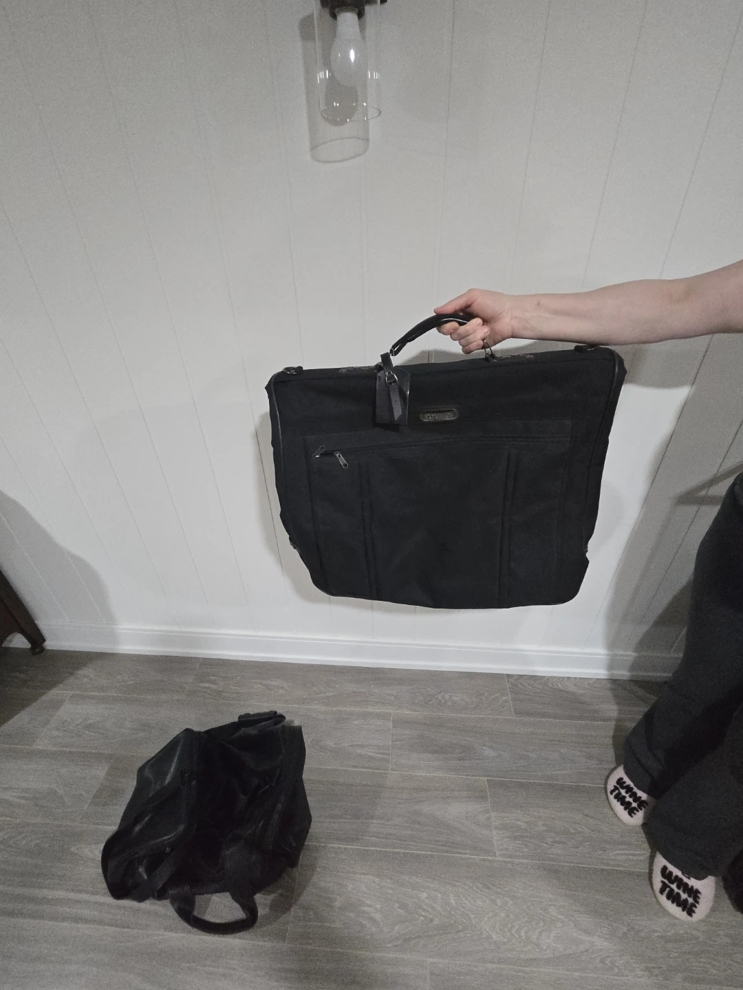 Luggage  - Black, garment bag and duffel bag - photo 4