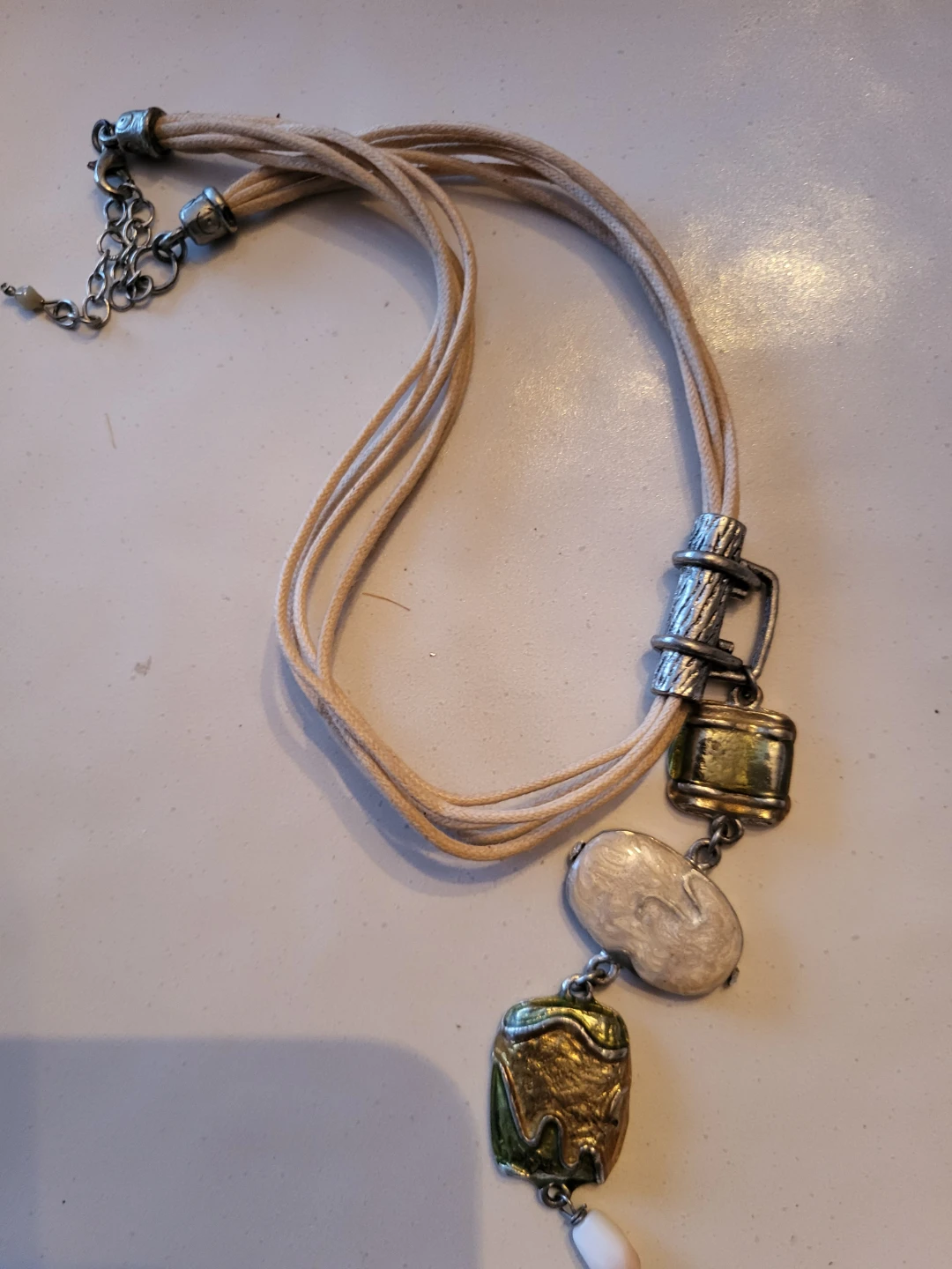 Multi-Charm Pendant Necklace on Cord - photo 2