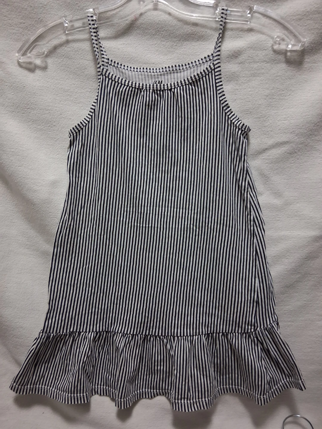 H&M Striped Ruffle Dress - Size 6-8Y