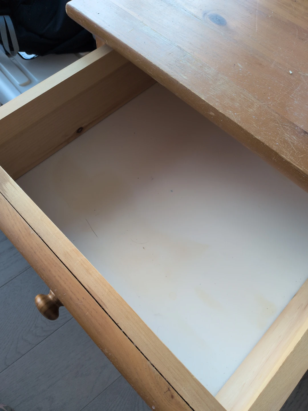 Wooden 3-Drawer Nightstand - photo 3