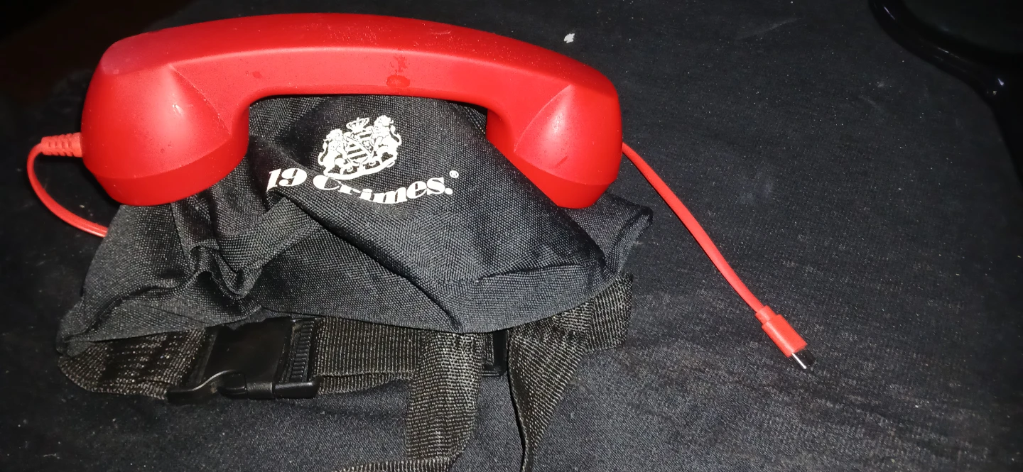 Red Retro Handset for Smartphone - photo 2