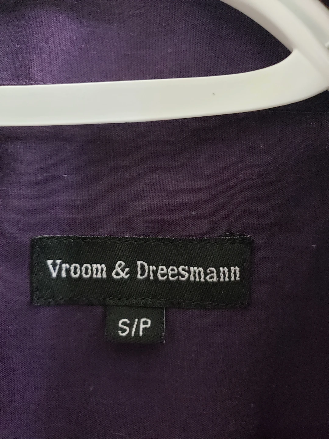 Vroom & Dreesmann Purple Button-Up Shirt for men - Size S/P - photo 3