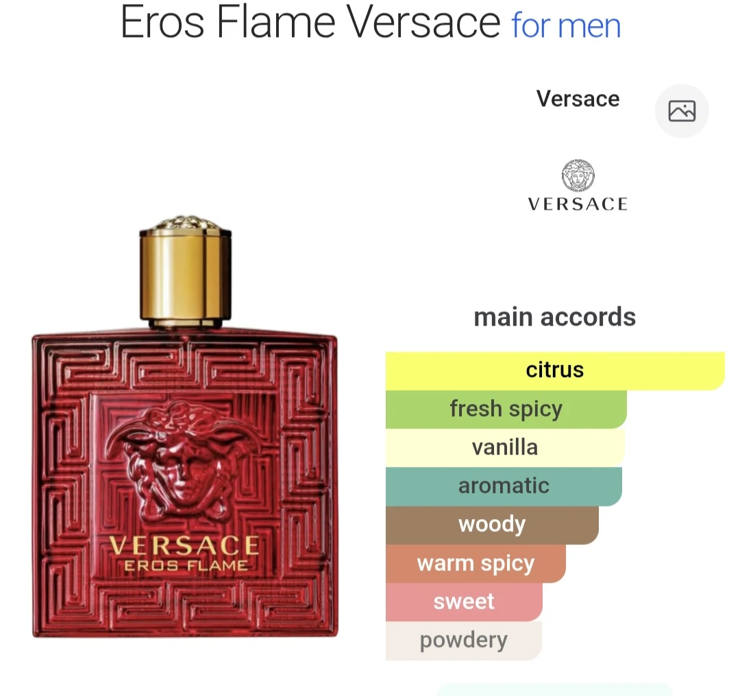 Versace Eros Flame Eau de Parfum for Men 100ml