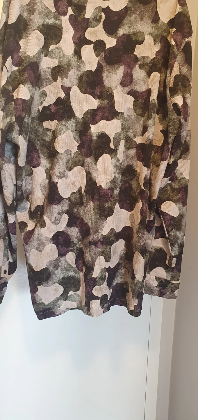 Camouflage Long Sleeve Button-Up Shirt - photo 2