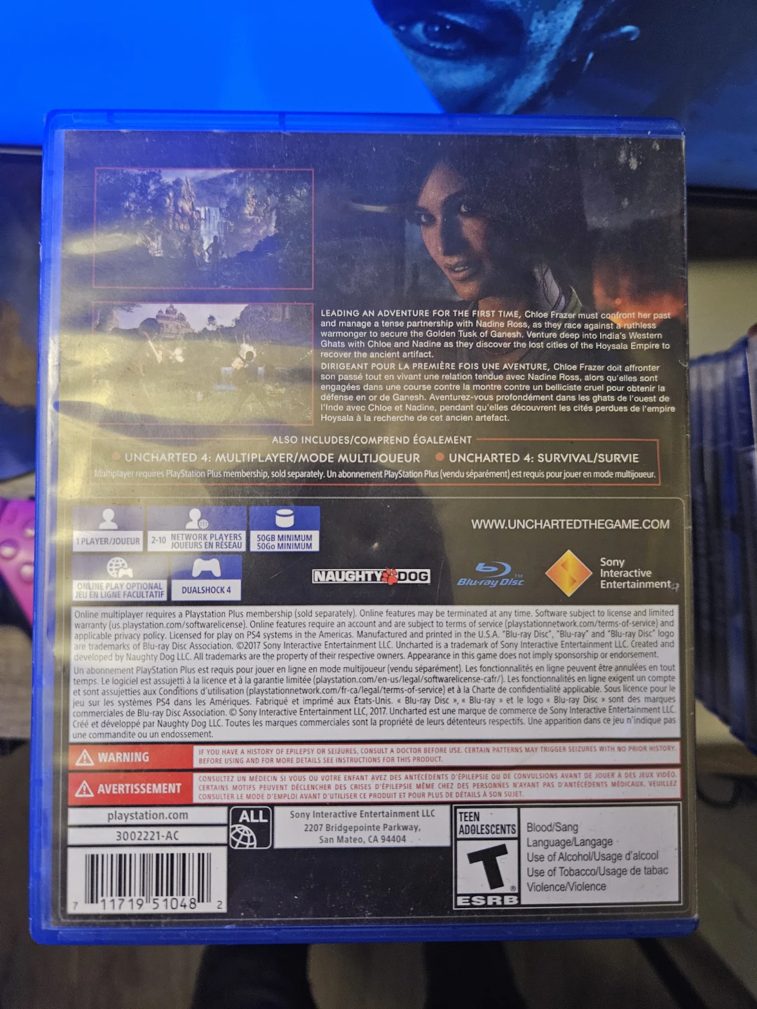 Uncharted: The Lost Legacy PS4 Video Game - photo 2