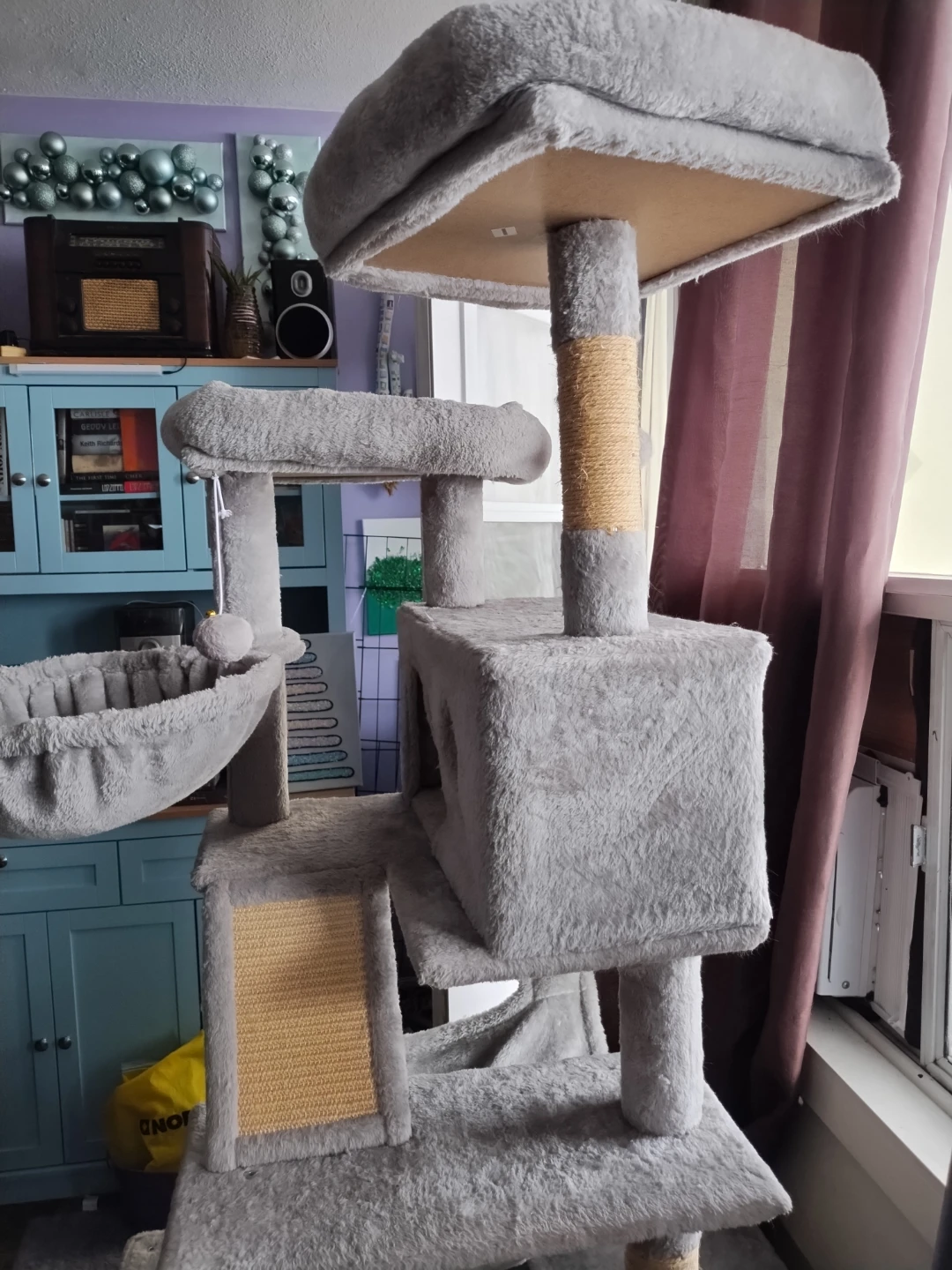 Multi-level cat tree with condo and hammock - photo 3