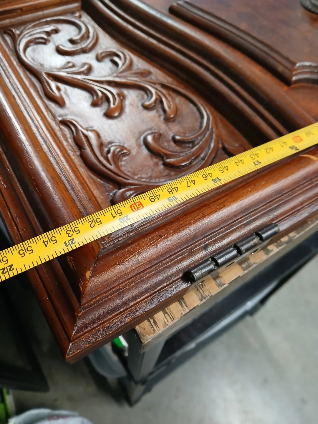 Vintage Wooden Cabinet Doors w/Ring Pulls (Set of 2) - photo 2