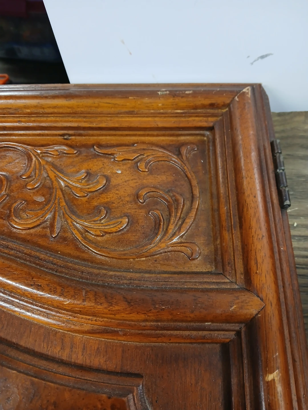 Vintage Wooden Cabinet Doors w/Ring Pulls (Set of 2) - photo 5