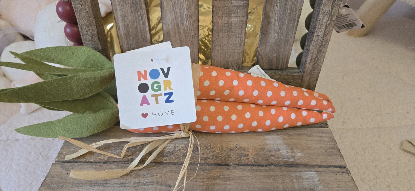 Novertatz Easter Carrot. Fabric & Weighted - photo 3