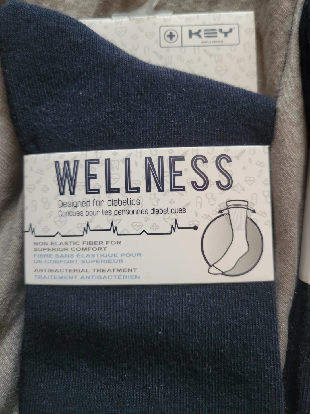 Key Wellness Diabetic Socks - Women's Size 9-11 - photo 2