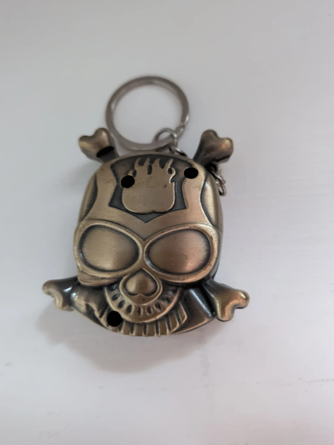 Skull LED Keychain Lighter