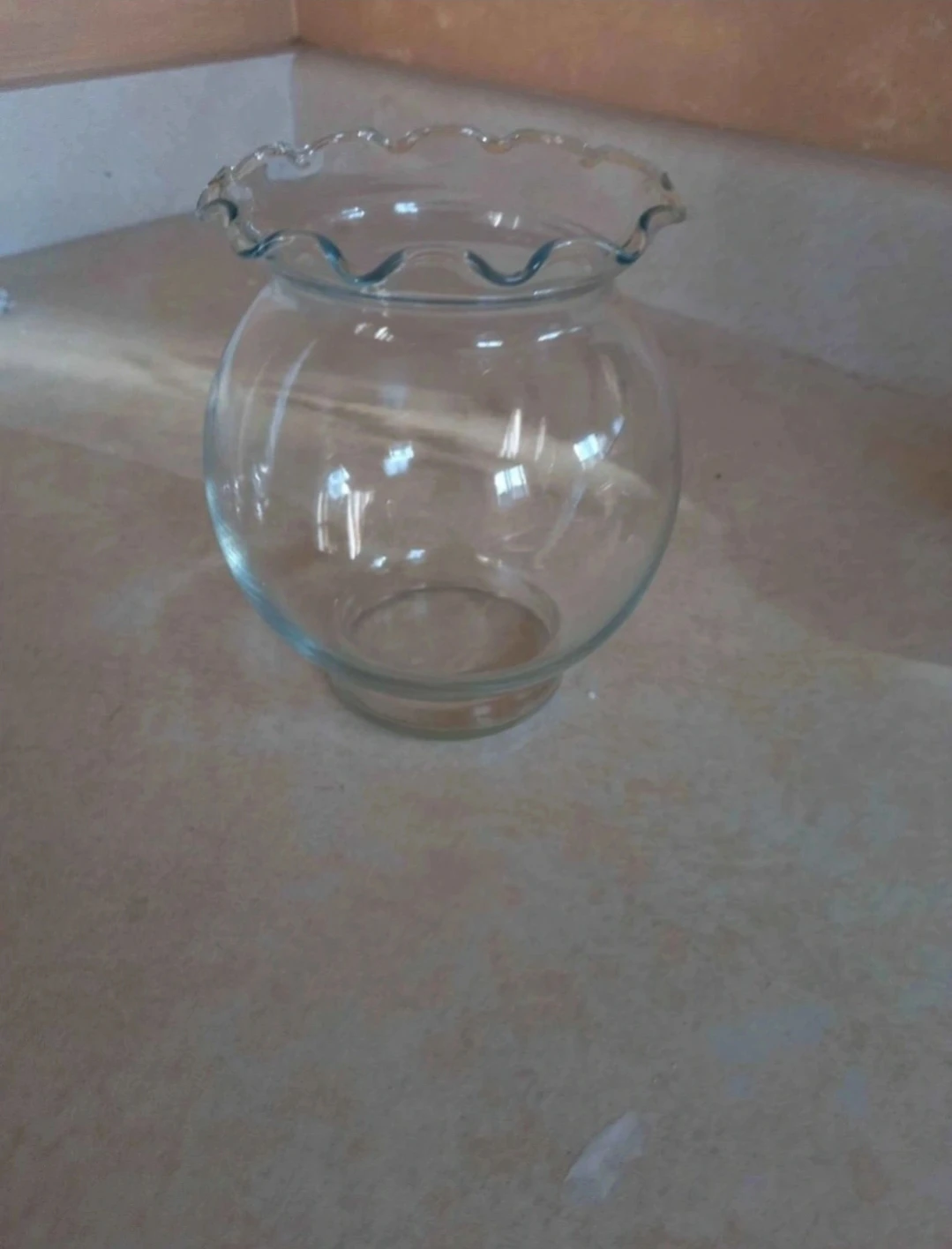 🥕 2 Clear glass vases vase - photo 2