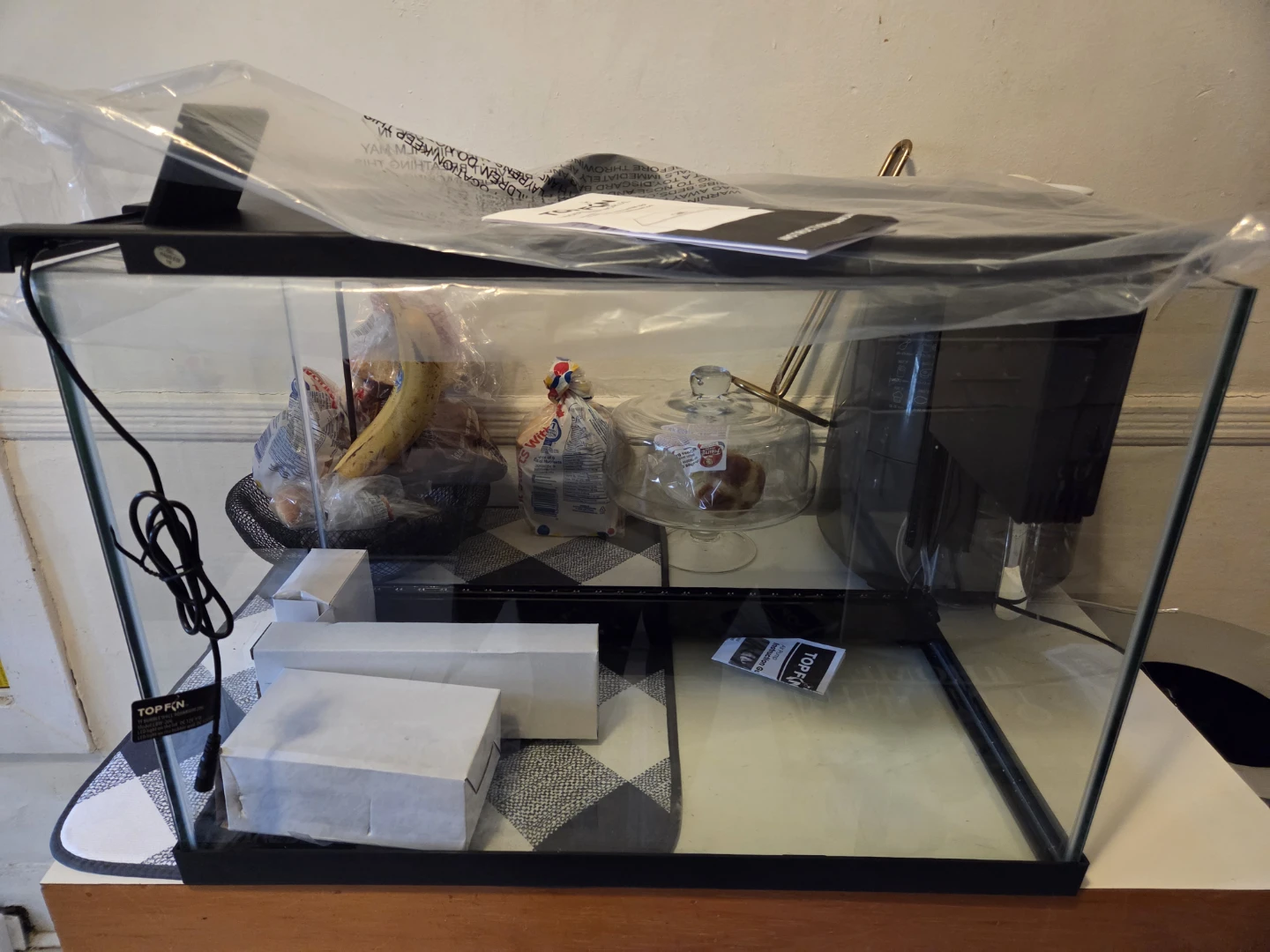 TOP FUN Bubble Wall Aquarium 25G