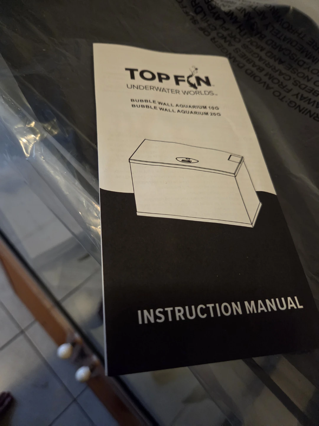 TOP FUN Bubble Wall Aquarium 25G - photo 3