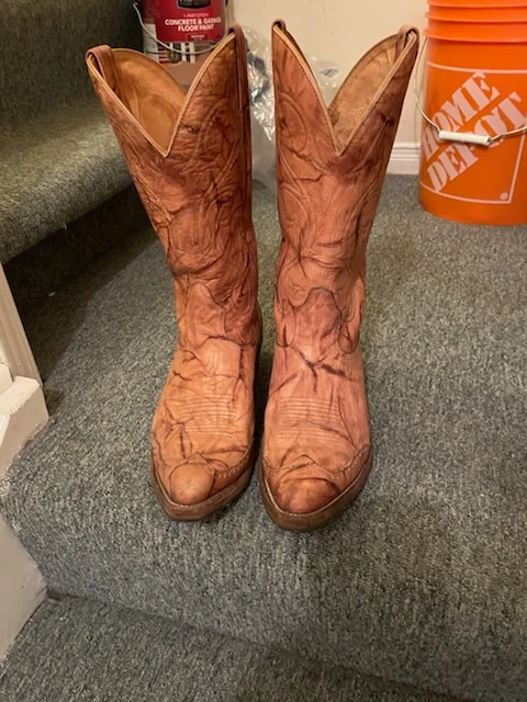 Leather Cowboy Boots & Suede Fringe Jacket - photo 4