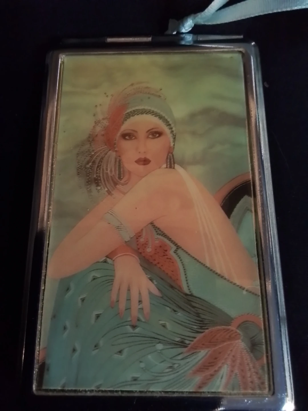 Art Nouveau Compact Mirror New