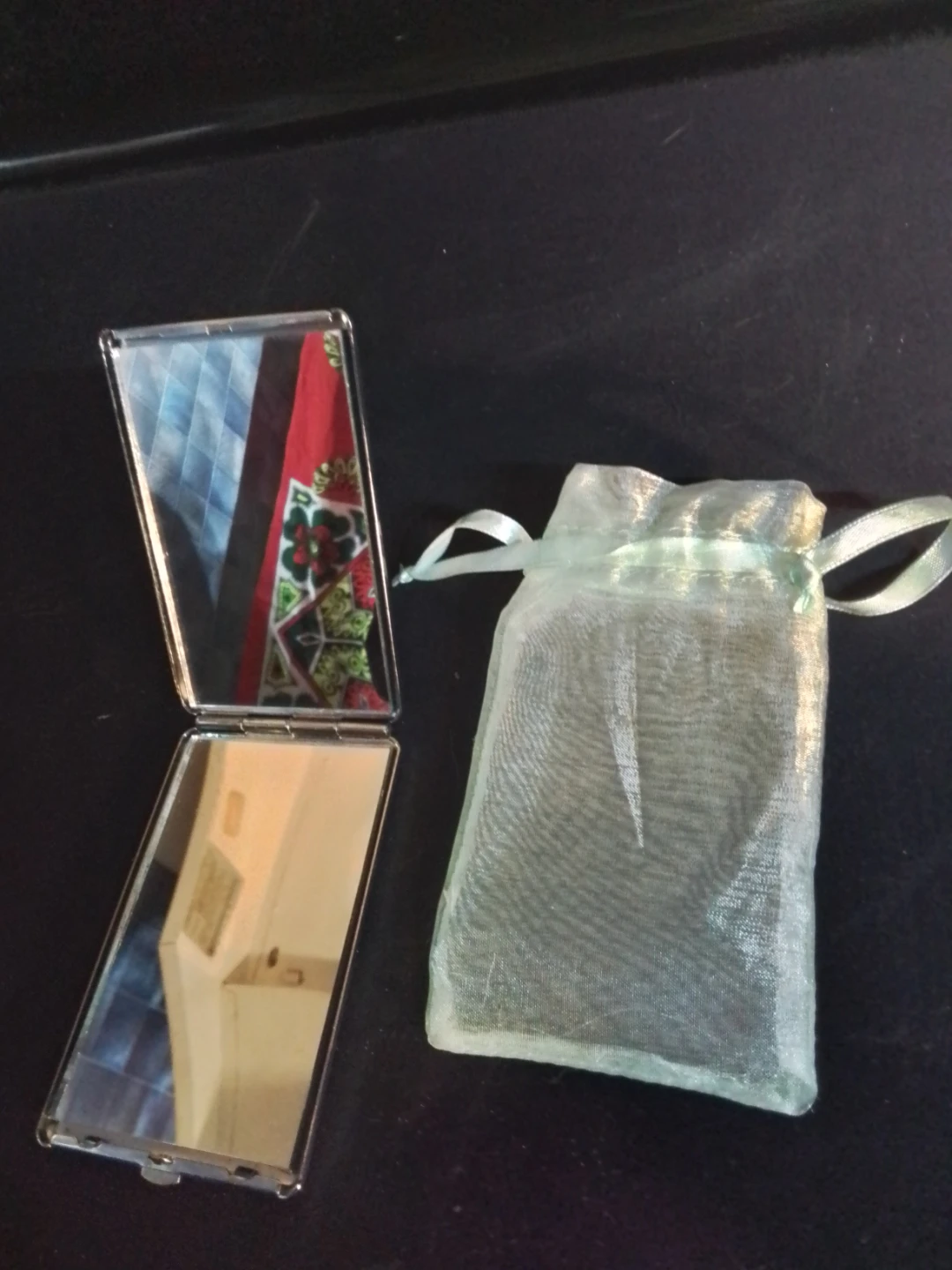 Art Nouveau Compact Mirror New - photo 2