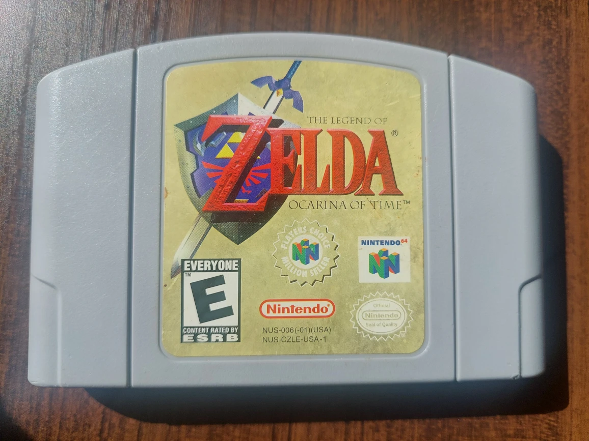 Zelda N64 Duo: Majora's Mask (Gold Holo) + Ocarina of Time - photo 5