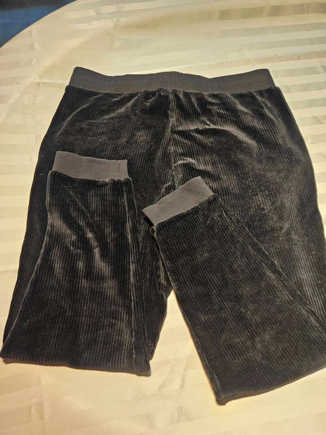 Roots Black Corduroy Velour Pants XL/TG - photo 3