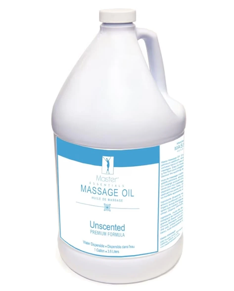 Master Essentials Unscented Massage Oil 1 Gallon