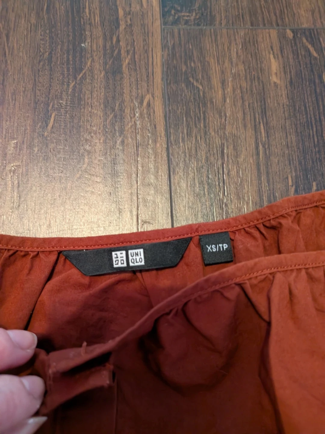 UNIQLO Square Neck Peasant Top Blouse - photo 2
