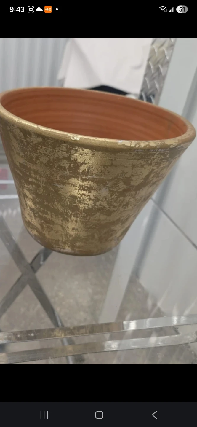 Gold Decorative Pot and Bin Set. Each $10 - photo 4
