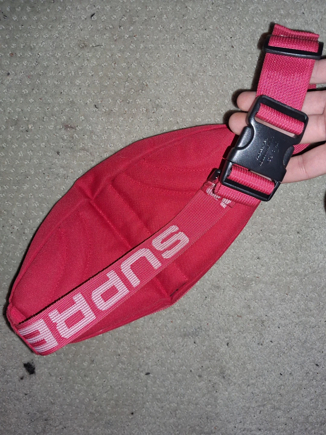 Supreme Red Fanny Pack Waist Bag