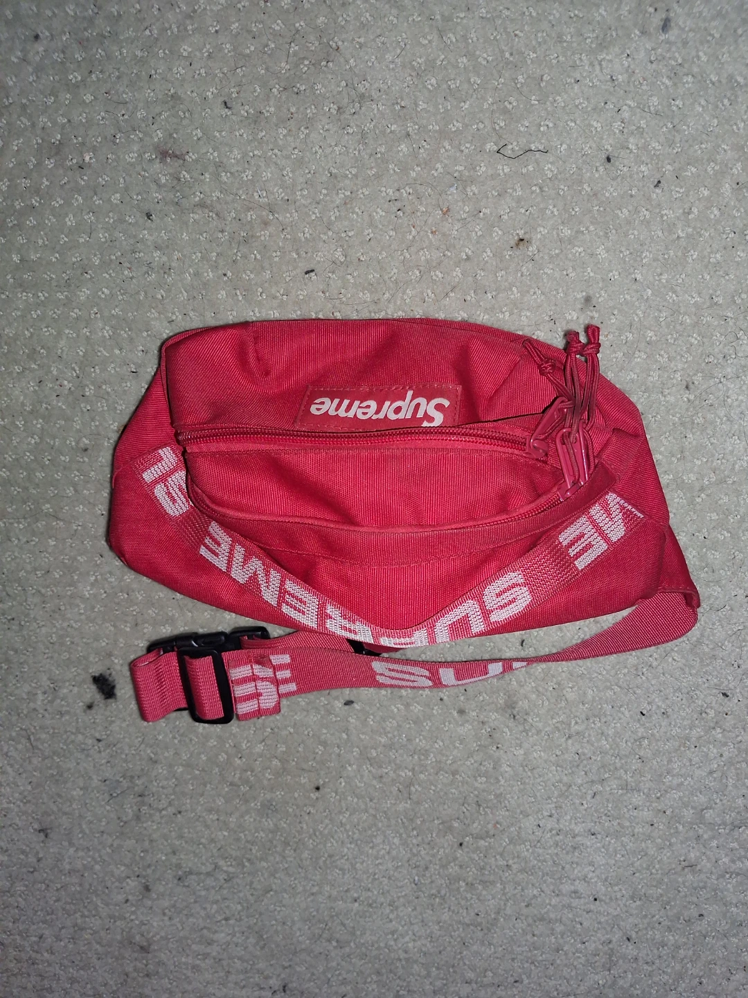 Supreme Red Fanny Pack Waist Bag - photo 3