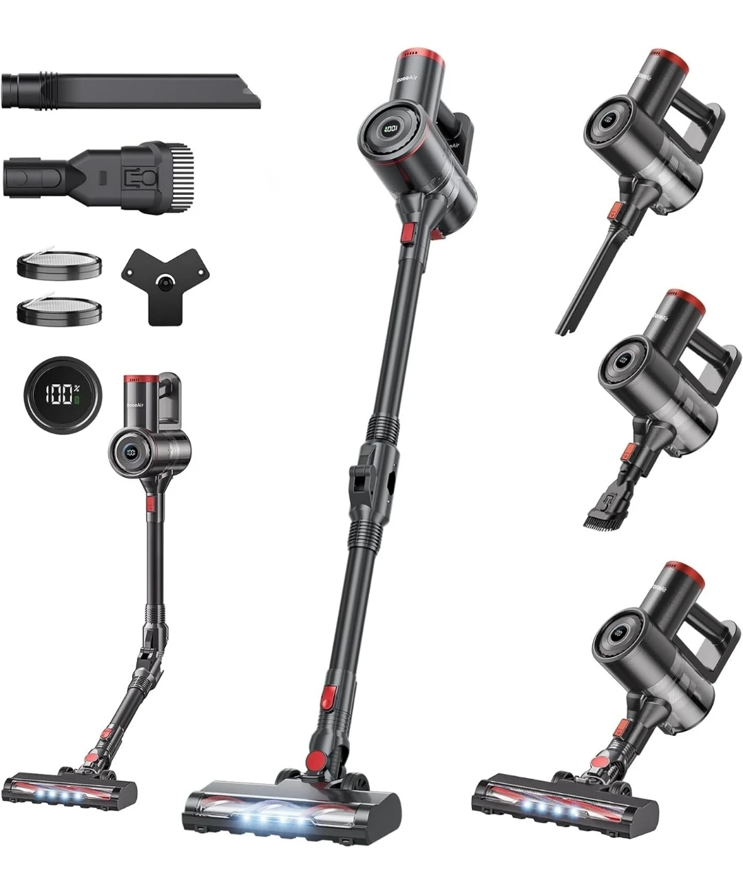 RoneAir Cordless Multipurpose Vacuum Cleaner | 40Kpa | 45Mins