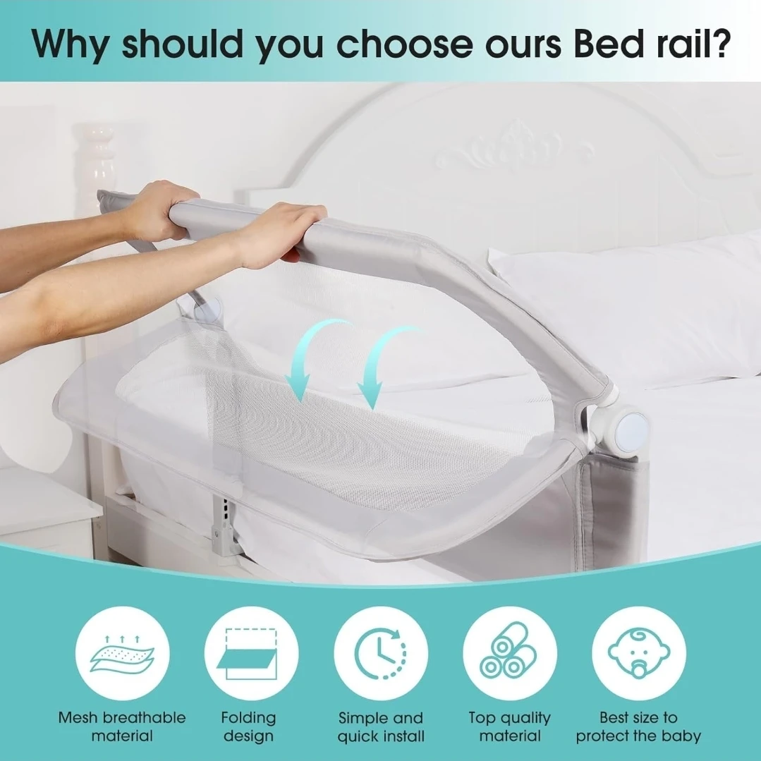 Adjustable Bed Rail for Toddlers - 47 inch - photo 4