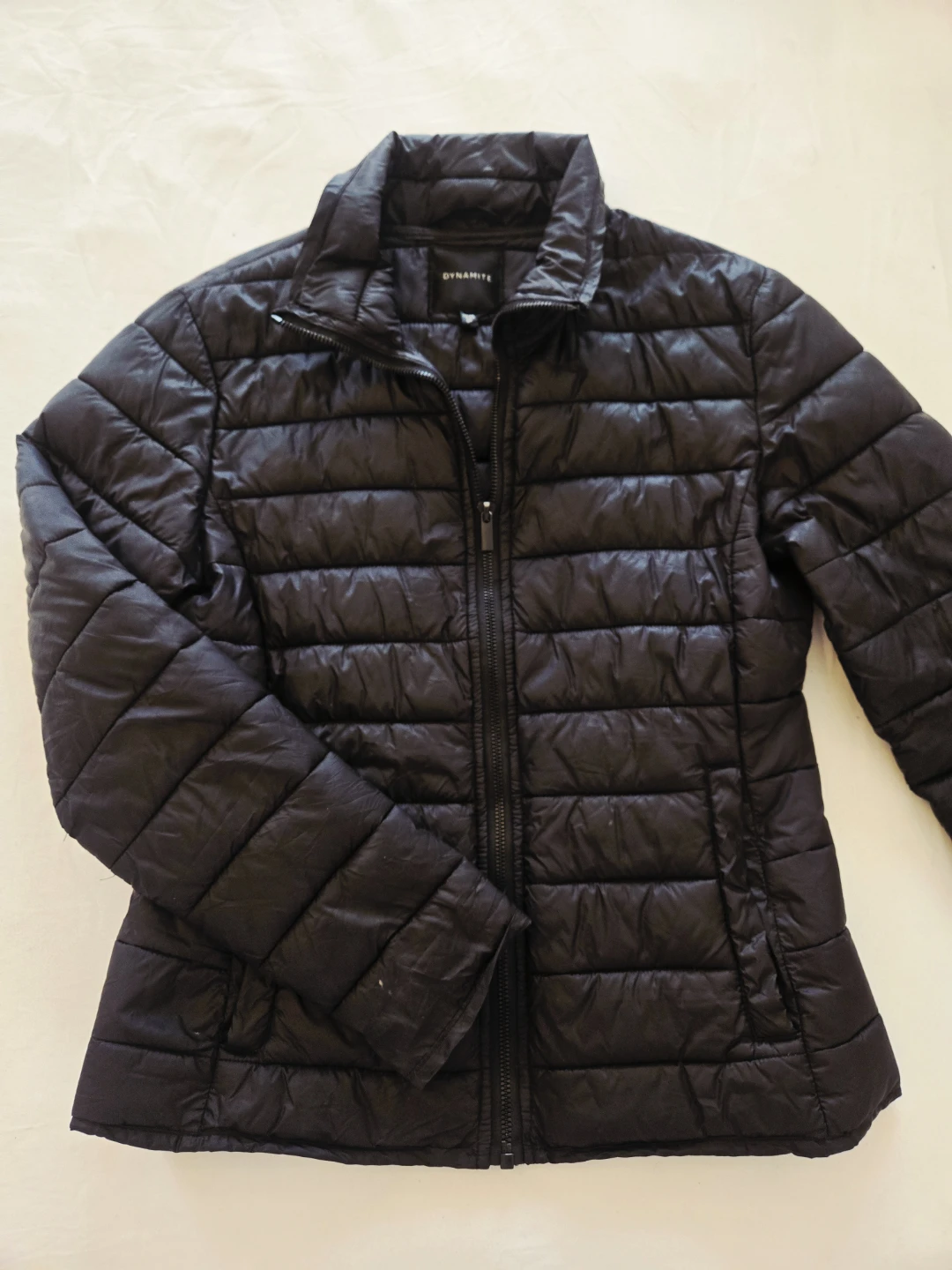 Dynamite Black Puffer Jacket