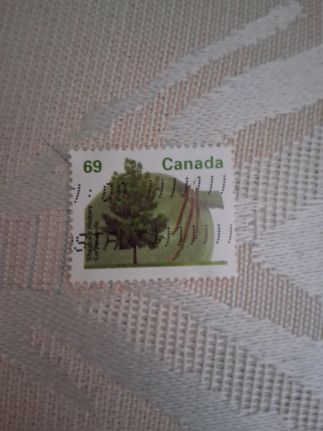 1994 Canada 69-cent Shagbark Hickory stamp