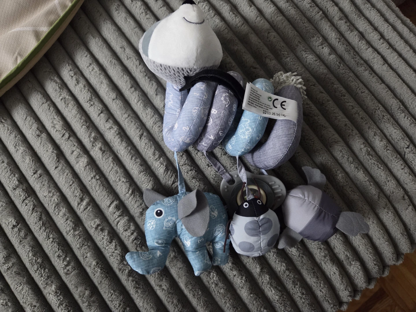 Infant Stroller Spiral Toy with Animals