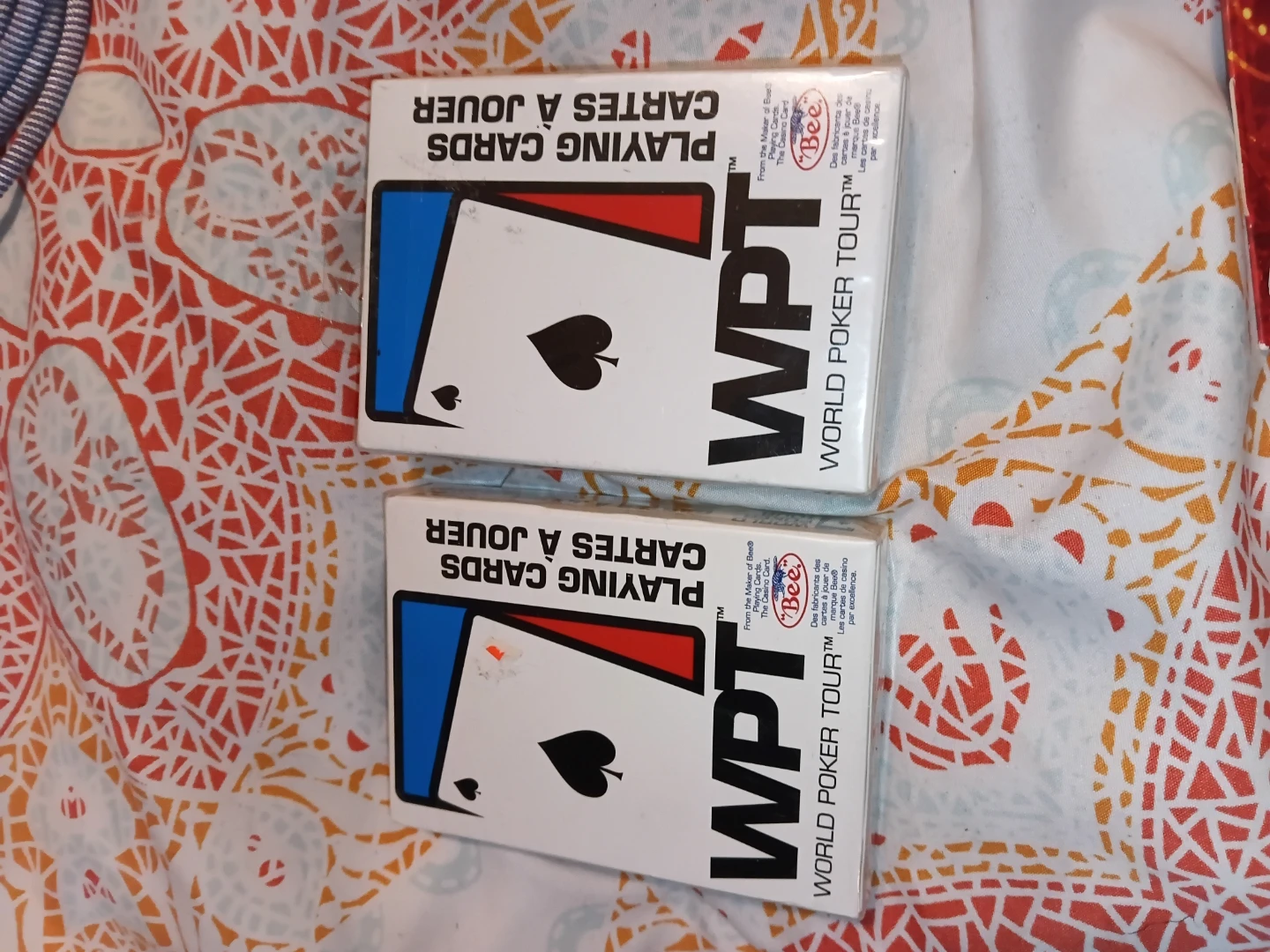 WPT World Poker Tour Playing Cards - Bee