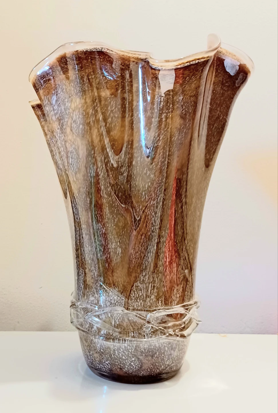 MCM Tall Hand Blown Jozefina Krosno Vase