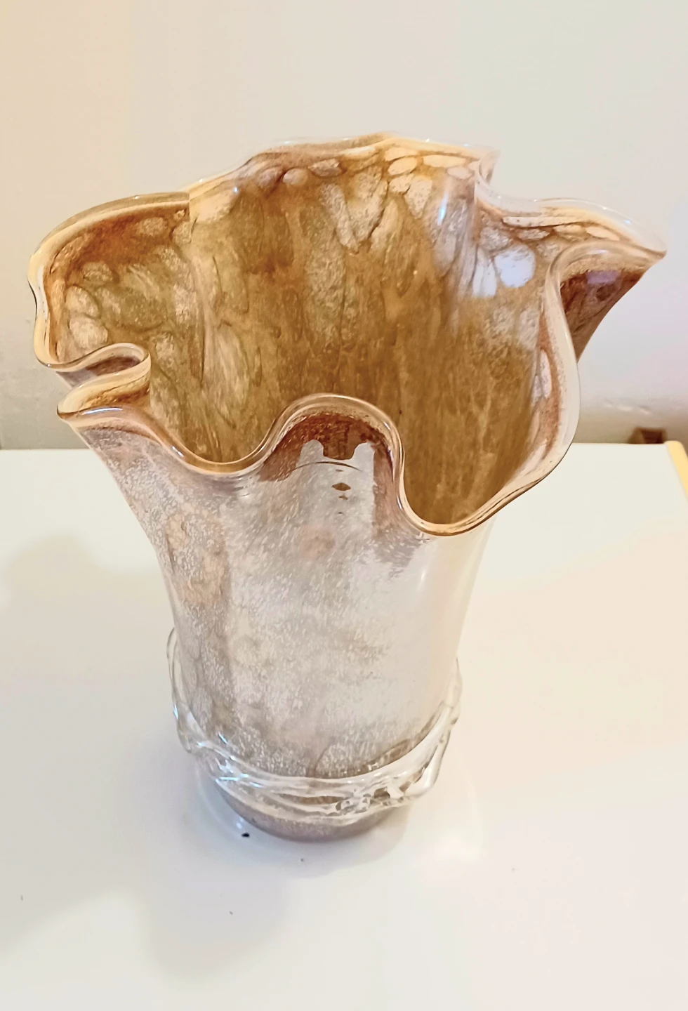 MCM Tall Hand Blown Jozefina Krosno Vase - photo 2
