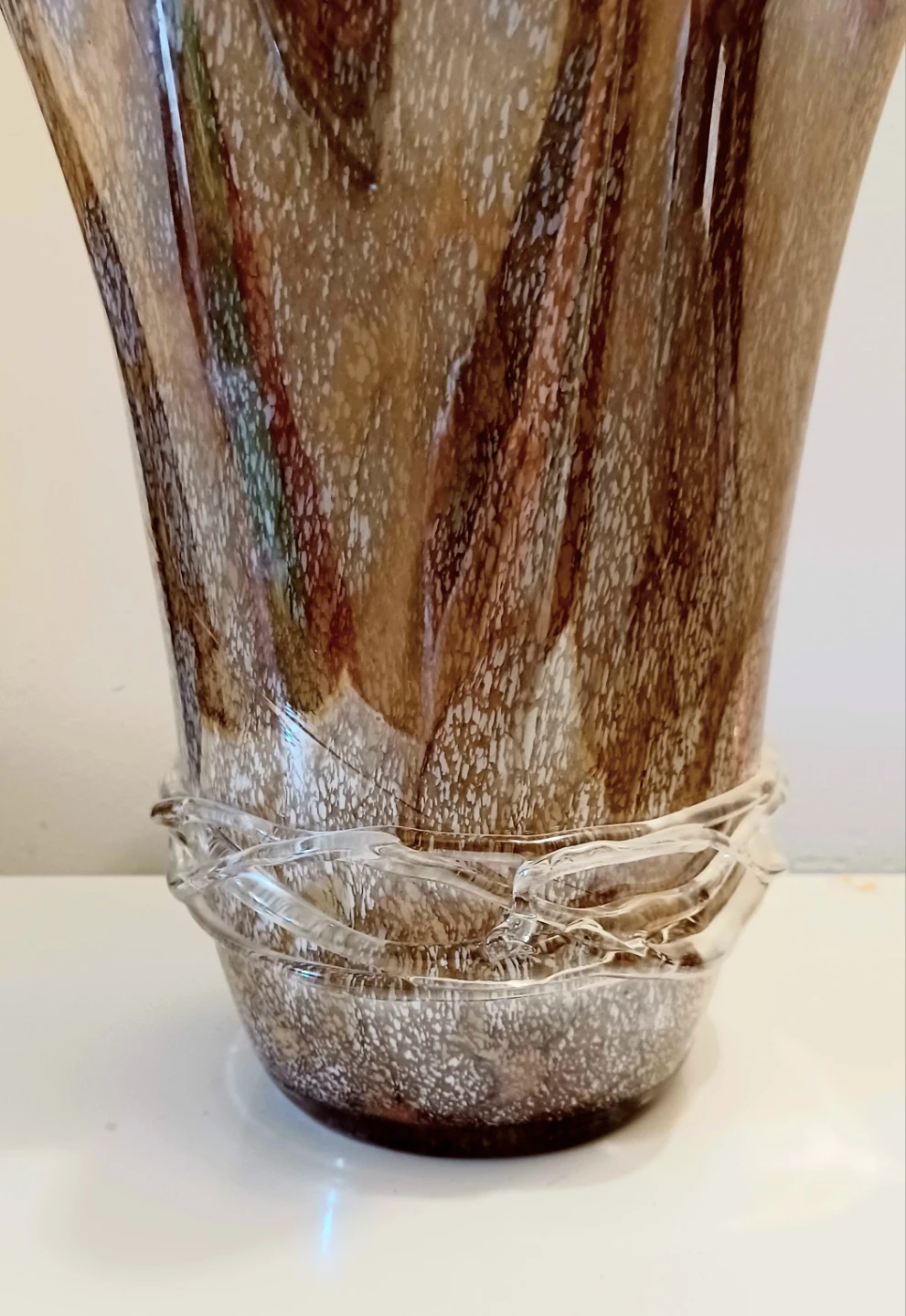 MCM Tall Hand Blown Jozefina Krosno Vase - photo 4