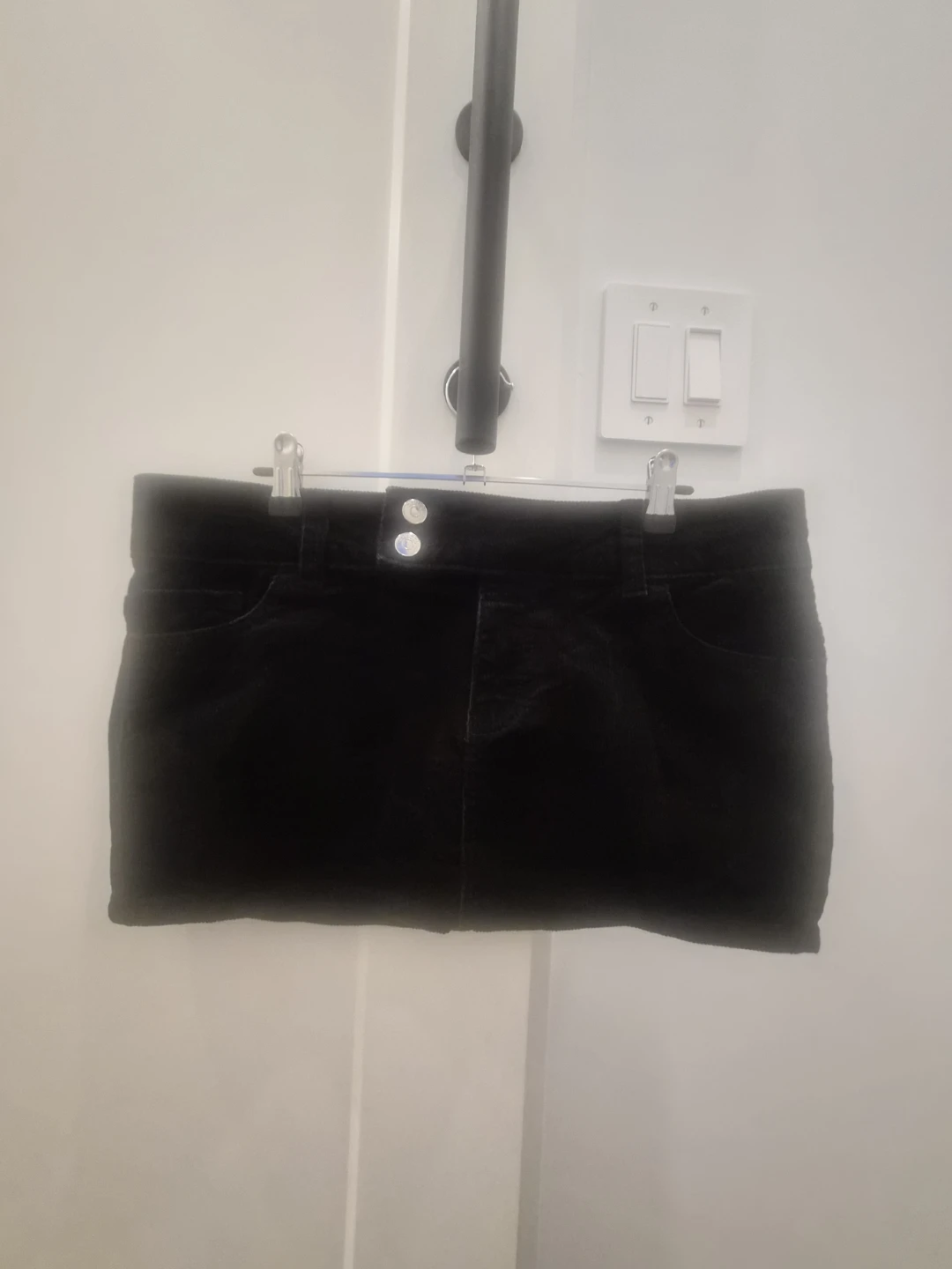 H&M Divided Black Corduroy Skirt