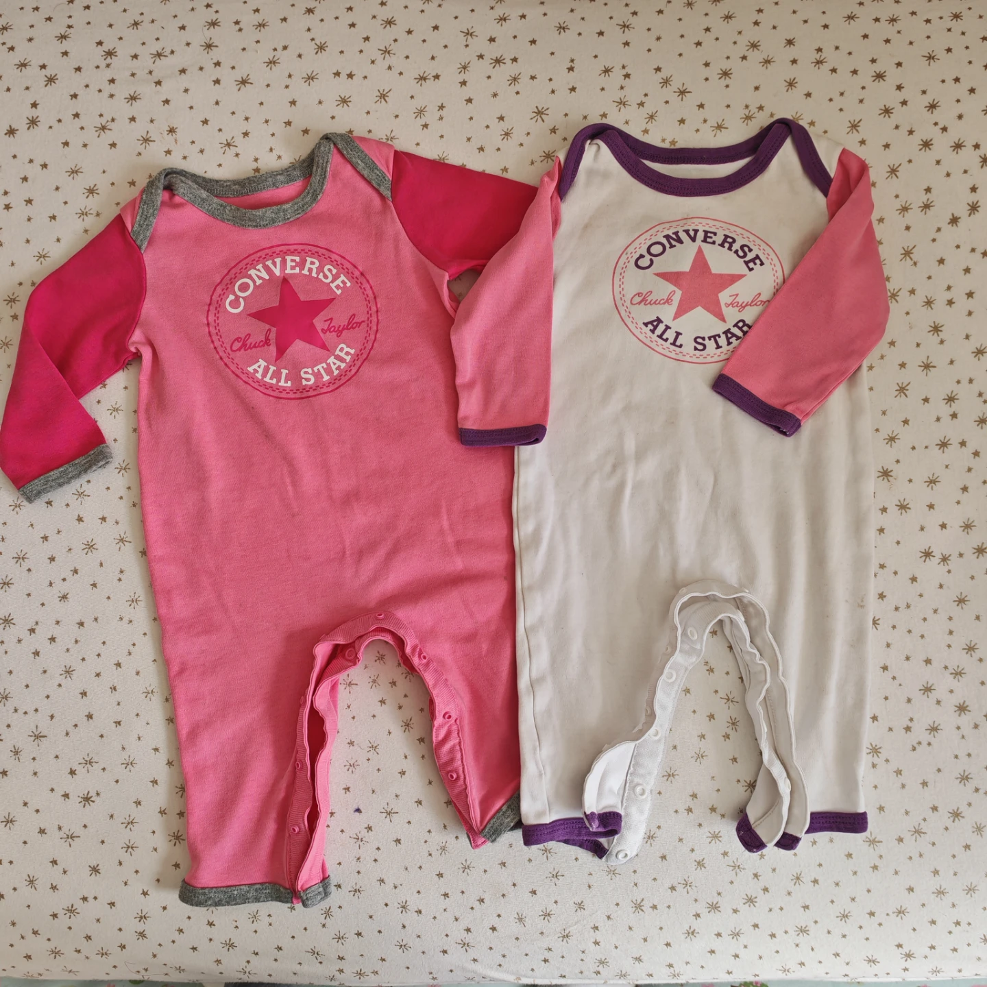 Converse All Star Baby Sleepers - Pink & free White - photo 3