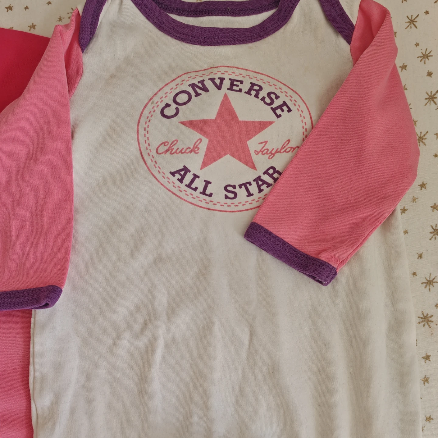 Converse All Star Baby Sleepers - Pink & free White - photo 4