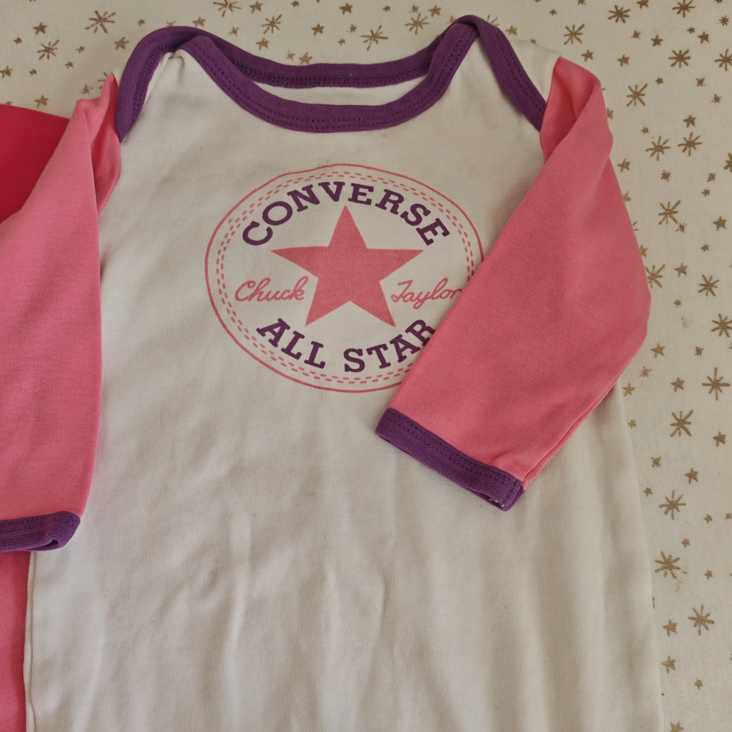 Converse All Star Baby Sleepers - Pink & free White - photo 5