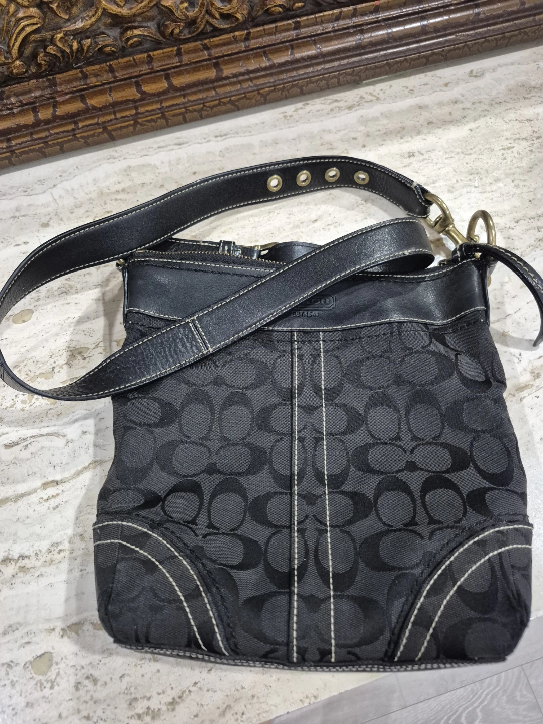 Coach Signature Jacquard Shoulder Bag - photo 2