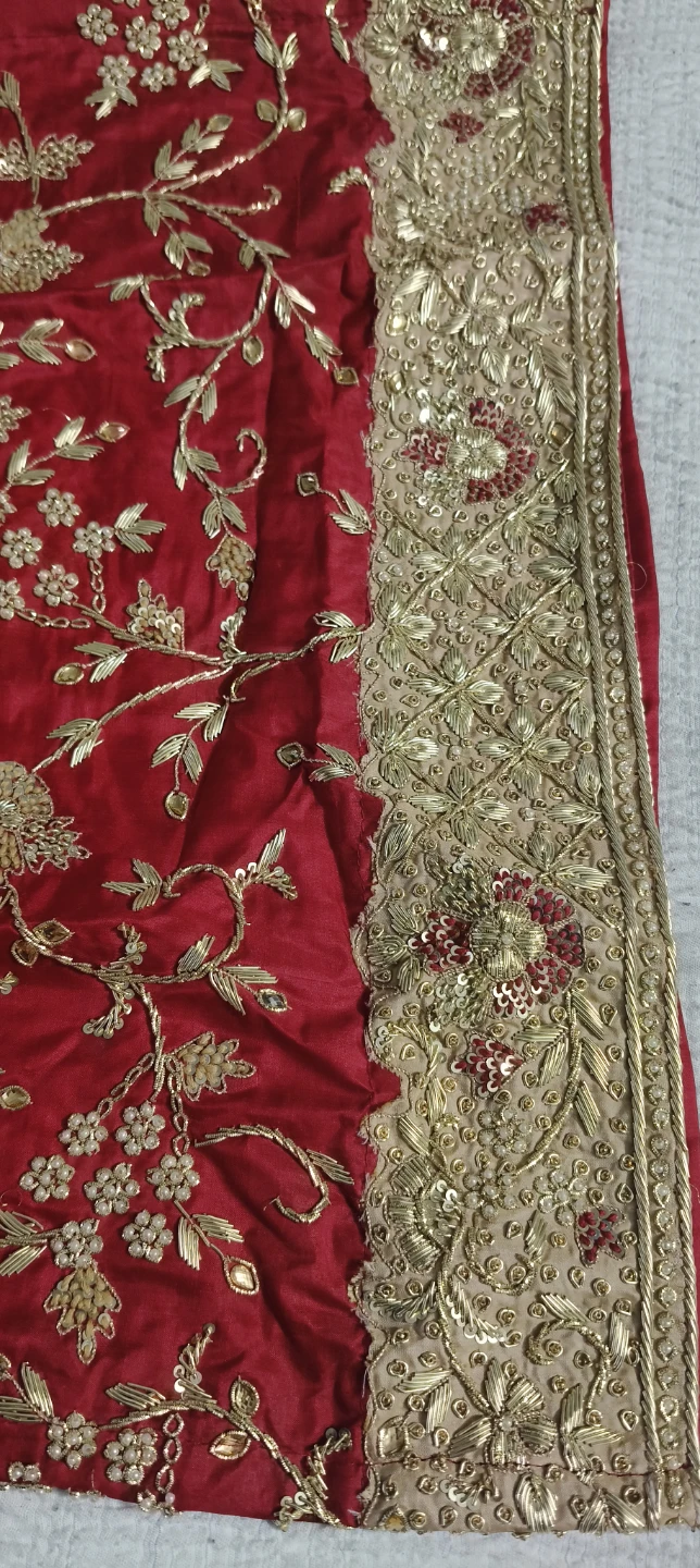 Luxury Indian/Pakistani Bridal Gharara – Heavy Dabka Work - photo 2