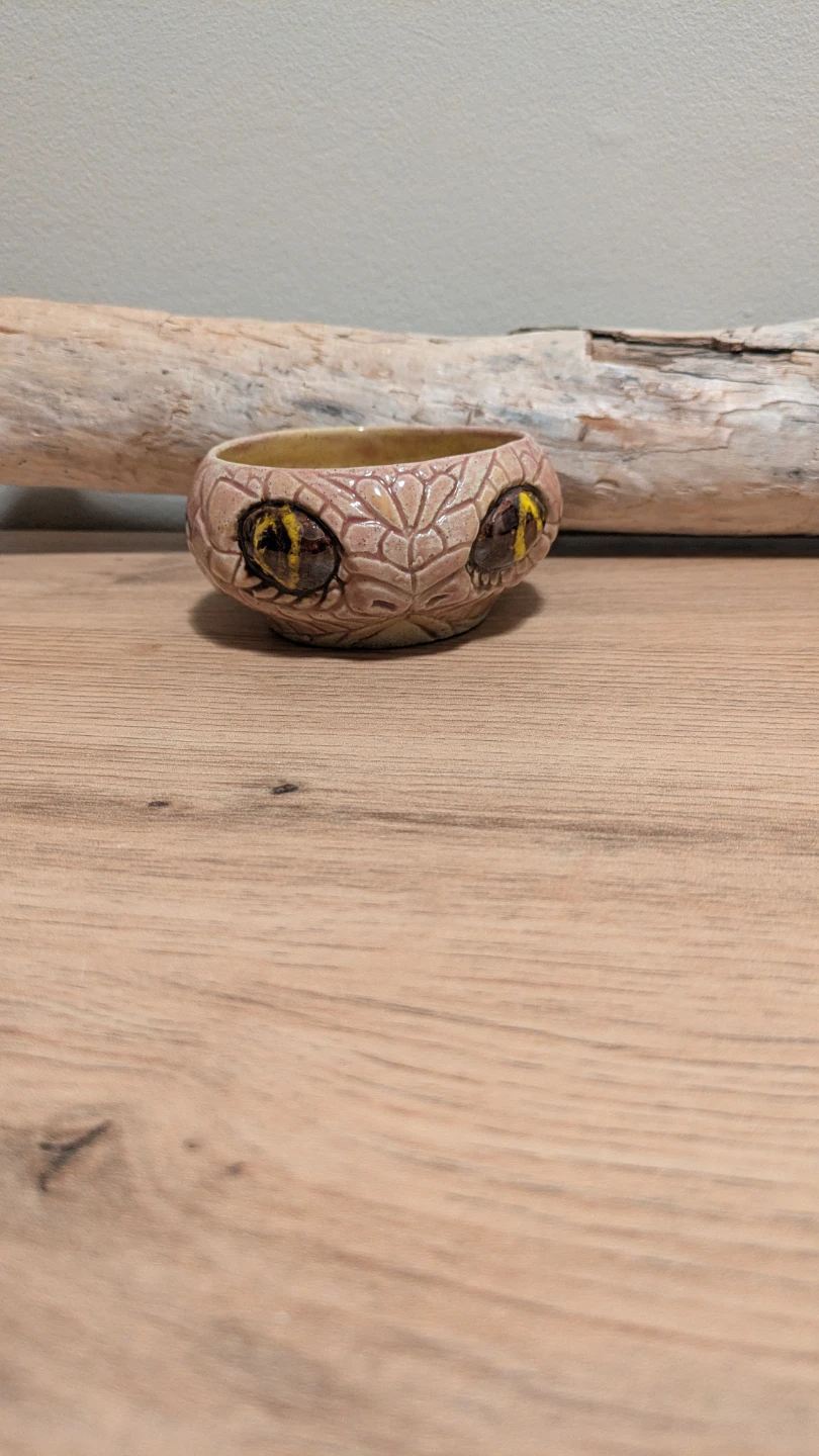 Handmade Ceramic Snake Bowl - photo 4