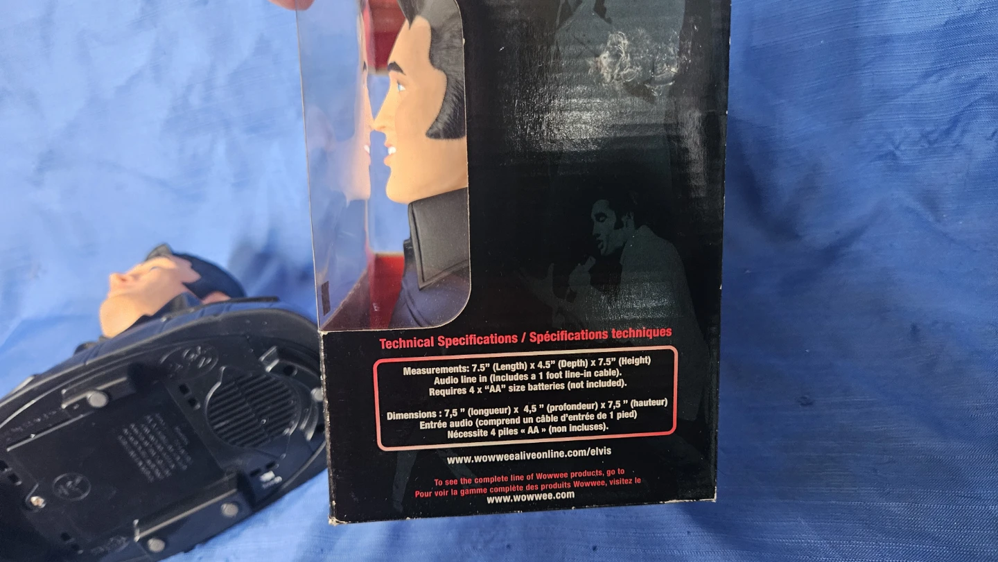 Elvis Sound Speaker WowWee Alive- One New, One Opened - photo 4