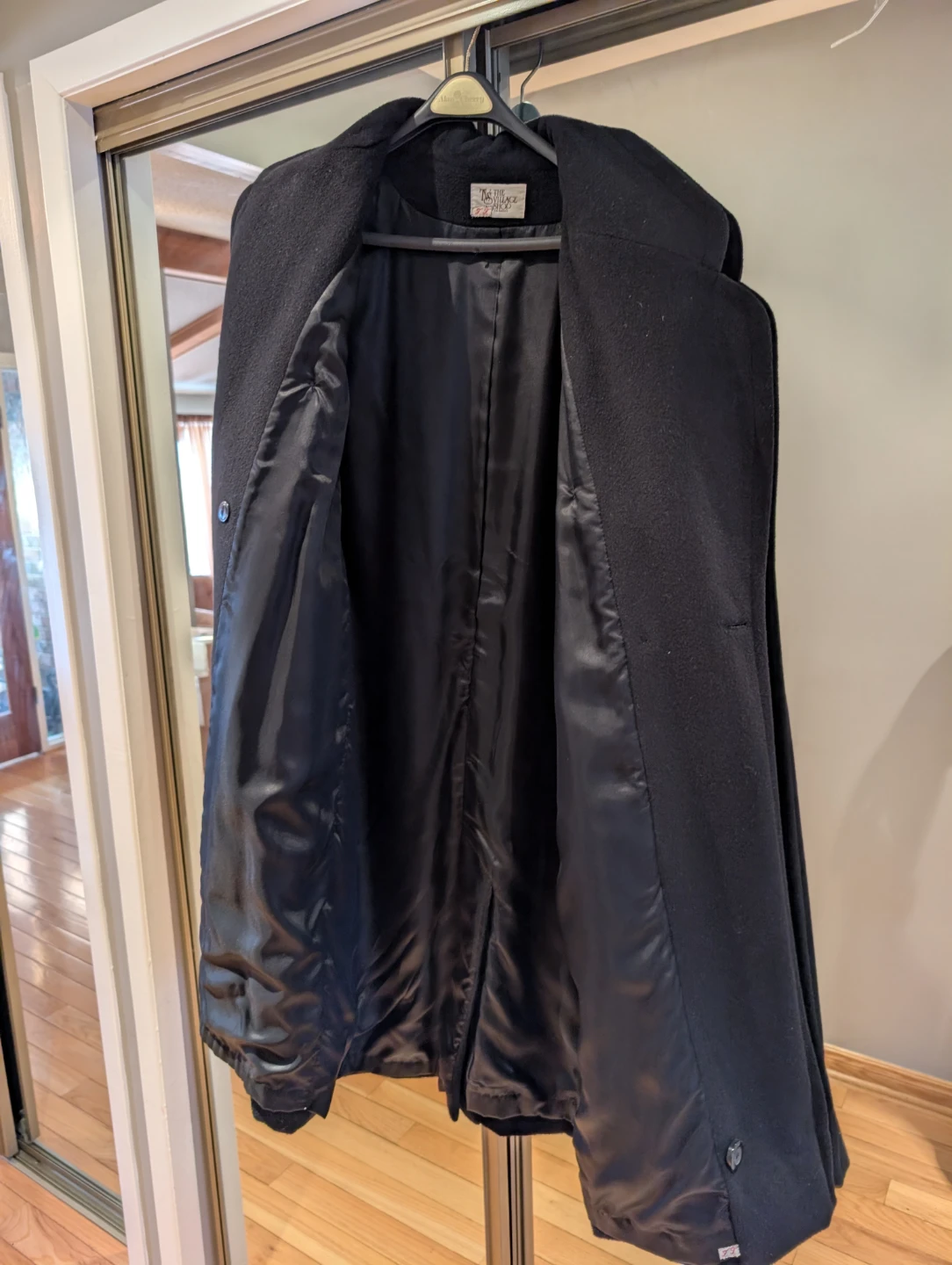 Ladies Black Wool Blend Coat Size 12 - photo 2