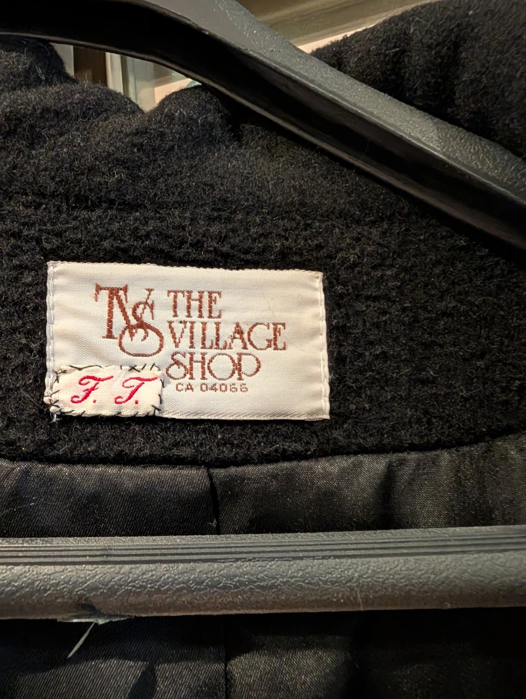 Ladies Black Wool Blend Coat Size 12 - photo 4